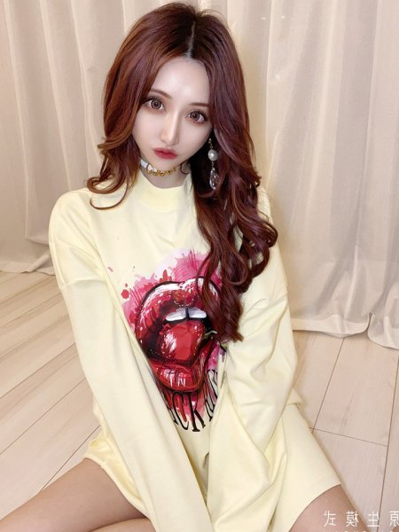 画像3: 【アウトレット】リップチェリーロングTシャツ (3)