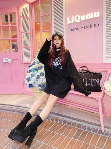 画像8: バタフライロングTシャツ (8)