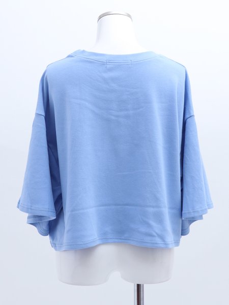 画像16: 【即日発送】ドロップショルダーショート丈Tシャツ (16)