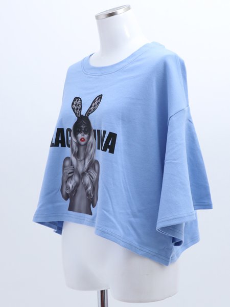 画像17: 【即日発送】ドロップショルダーショート丈Tシャツ (17)