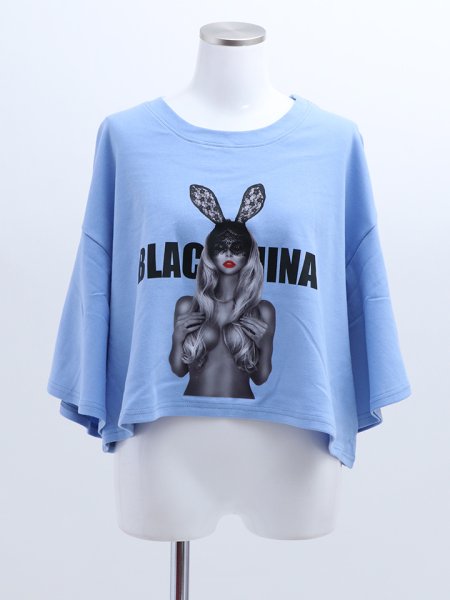 画像19: 【即日発送】ドロップショルダーショート丈Tシャツ (19)