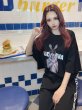 画像9: 【即日発送】ドロップショルダーショート丈Tシャツ (9)