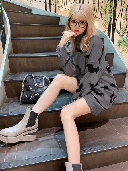 画像5: バットダメージニット (5)