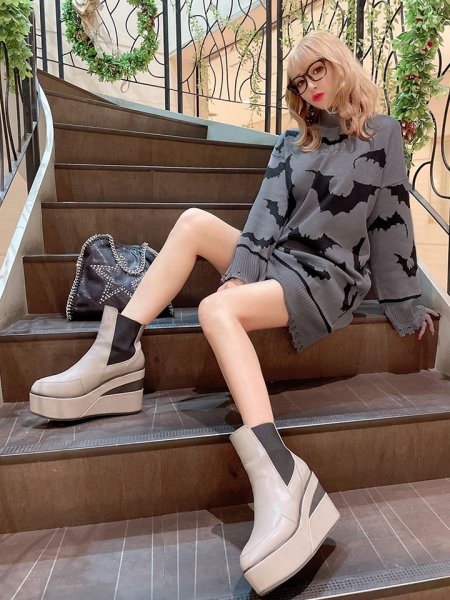 画像2: バットダメージニット (2)