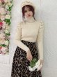 画像6: 【SALE】レオパード裾フレアロングスカート (6)