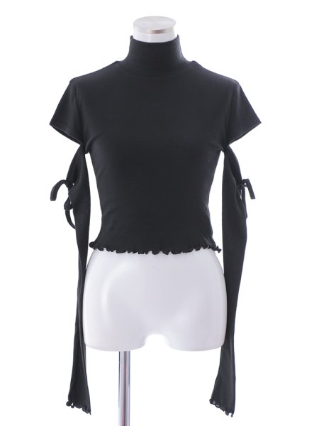 画像15: アームカットハイネックトップス (15)