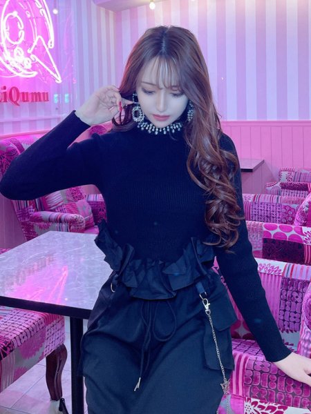 画像6: バタフライチェーンスリットスカート (6)