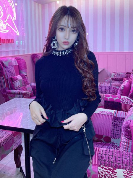 画像7: バタフライチェーンスリットスカート (7)