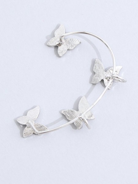 画像3: バタフライイヤーカフ (3)