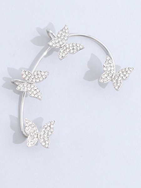 画像2: バタフライイヤーカフ (2)