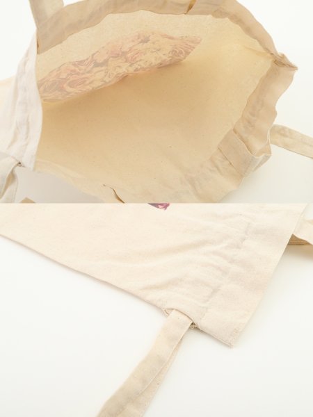 画像5: アンティークローズコットンギャザーバッグ (5)