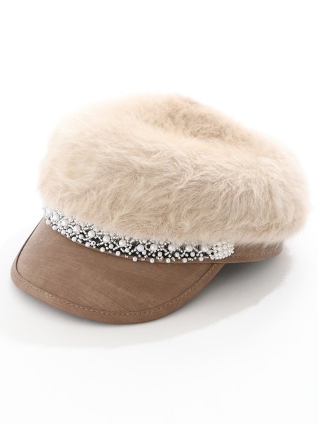 画像12: フェイクファービジューキャスケット (12)