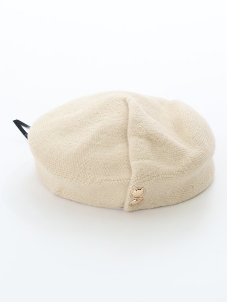 画像14: ダブルボタンニットベレー帽 (14)