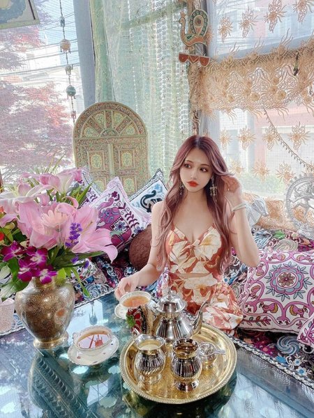 画像4: ボタニカルプリントオールインワン (4)