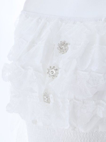 画像17: オフショルフリルギャザートップス (17)