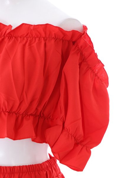 画像15: フリルフィッシュテールスカートセットアップ (15)