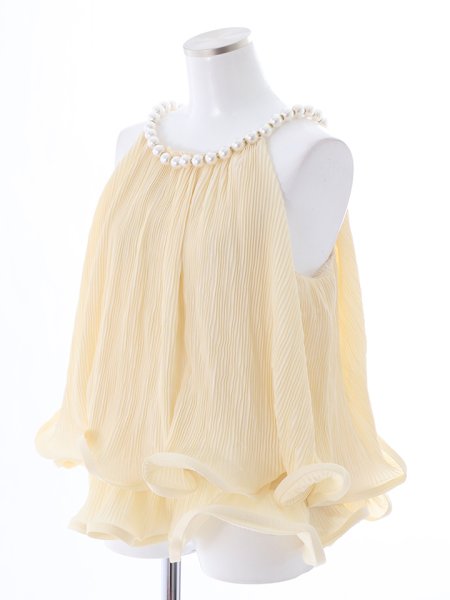 画像13: パールストラップキャミソールトップス (13)