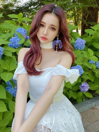 ブルーギンガムチェックニットトップス - Riina couture
