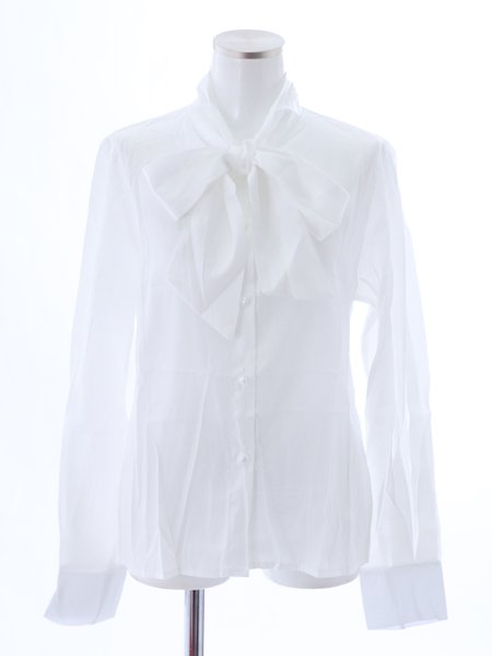 画像16: 【即日発送】千鳥柄オーバーオール&リボンブラウスセット (16)