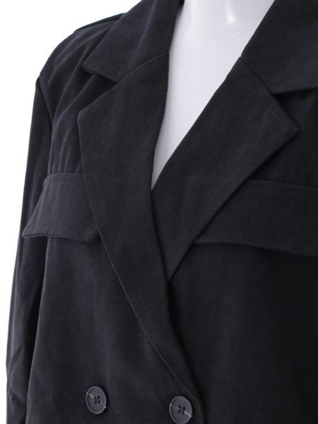 画像16: ミニ丈トレンチコート (16)