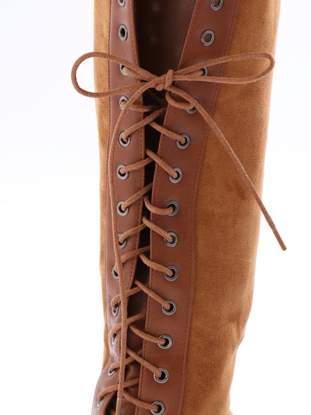 画像13: レースアップロングブーツ (13)