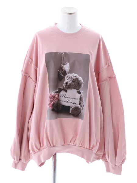 画像19: テディベアロングTシャツ (19)