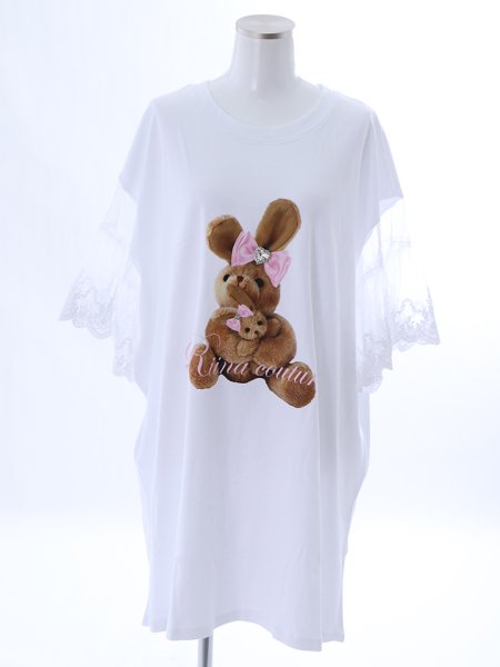 画像20: リボンバニーTシャツワンピース (20)