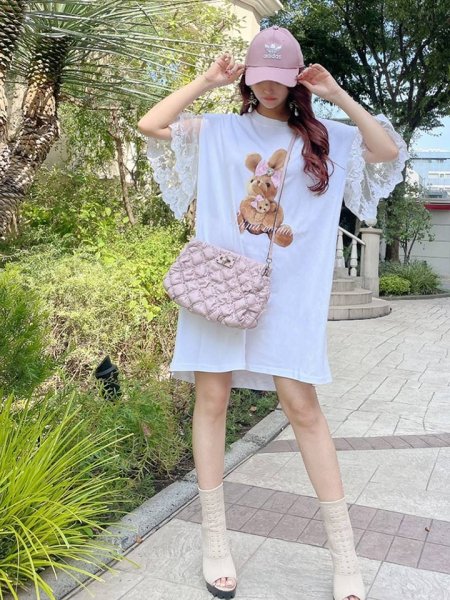 画像15: リボンバニーTシャツワンピース (15)