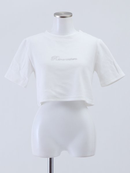 画像18: ロゴショート丈Tシャツ (18)