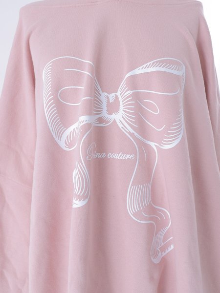 画像19: 【即日発送】リボンプリントパーカー (19)